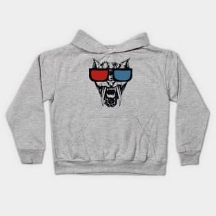 The Beast With 3D Glasses Kids Hoodie